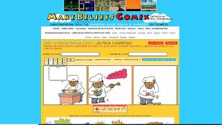 HERRAMIENTA VIRTUAL PARA TRABAJAR ONLINE EN CLASSROOM Y HACER COMICS  MAKE BILEFS COMIX [upl. by Nosnah]