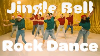 Jingle Bell Rock Christmas Dance  Easy Christmas Choreography Dance Song [upl. by Yetsirhc216]