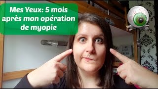 Mes yeux depuis mon opération au laser [upl. by Nason]