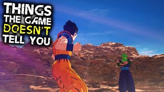 Dragon Ball Sparking Zero 10 Things The Game DOESNT TELL YOU [upl. by Annirtak10]