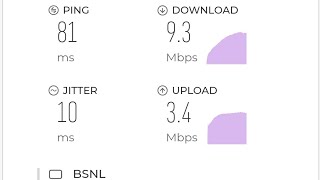 BSNL 3g speed Test in bihar Shoking 😱😱 [upl. by Nnaaihtnyc]