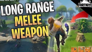 FORTNITE  New Long Range Melee Weapon Level 130 Nature Walloper [upl. by Dominus]