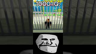 🧠Escaping SPONGEBOB IQ Moment Troll Face Memeroblox shorts [upl. by Ennovyhs]