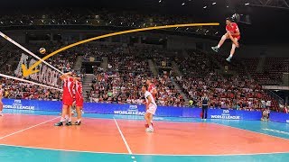 The Most Powerful Volleyball Serves HD [upl. by Meedan401]