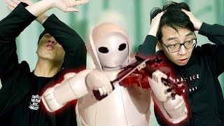 TwoSetViolin Archive  Reviewing Robots Playing Violin Very Sacrilegious [upl. by Fife]