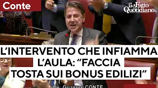 Conte sui bonus edilizi quotVi parlate nel governo Se li usate voi vanno bene e gli italiani noquot [upl. by Hoon522]