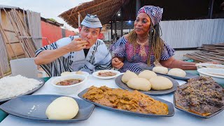 Queen of WEST AFRICAN FOOD  Mysterious Stilt Dances  Côte d’Ivoire 🇨🇮 [upl. by Lemuelah495]