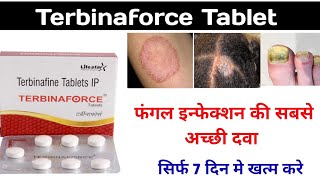 Terbinaforce TabletTerbinaforce tablet uses in hindiTerbinafine 250mg Tablets [upl. by Ahsiad]