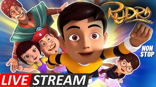 Rudra LIVE STREAM 🔴  The Magical Adventures  Fun Animated Show for Kids Rudra [upl. by Aninnaig19]