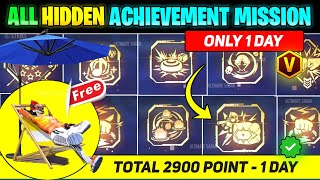 Free Emote Kaise Milega Hidden Achievement Free Fire  Achievement Free Fire Complete  Achievement [upl. by Paine]