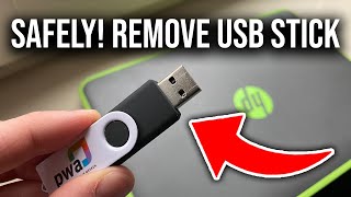 How To Safely Eject USB Flash Drive From Chromebook [upl. by Nerwal]