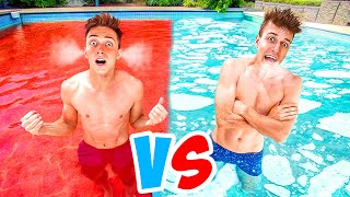 Sfida Piscina CALDO vs FREDDO [upl. by Zindman474]