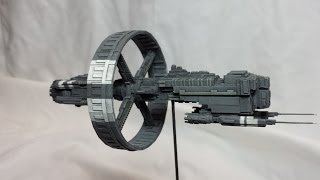 Scratch built styrene scifi spaceship 3 [upl. by Vittoria]