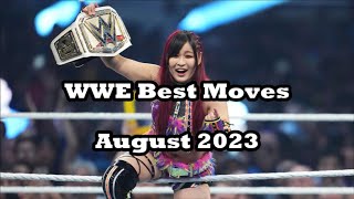 WWE Best Moves of 2023  August [upl. by Ttenaj]