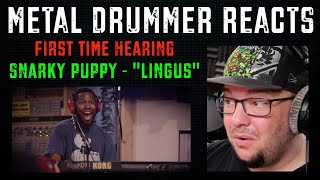 Metal Drummer Reacts to LINGUS Snarky Puppy [upl. by Aelyk]