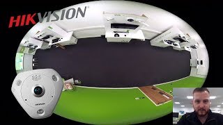 Hikvision Fisheye Camera Review amp How to Guide [upl. by Arvie]