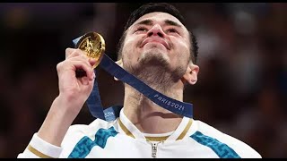 Ulugbek Rashitov  Taekwondo Highlights 2024 Paris olympic gold medalist M 68 kg categorytaekwondo [upl. by Ecyrb464]