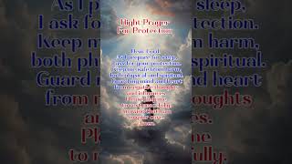 Night Prayer for Protection fyp fypシ゚viral prayer motivation subscribe trending jesus [upl. by Cohbert]