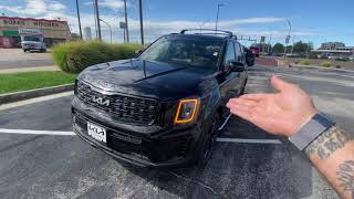 2022 KIA TELLURIDE SX PRESTIGE NIGHTFALL IN EBONY BLACK WITH DUNE BROWN [upl. by Caroline]