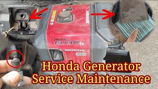 Honda Generator Service Honda eu30is Generator Maintenance [upl. by Black]