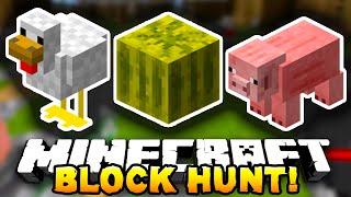 Minecraft  HIDE amp SEEK 3 Block MiniGame  w Preston Lachlan Woofless amp Kenny [upl. by Nosidam]