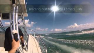 Fraser Island 2013  Towing Seaswirl Striper boat with 200 series Landcruiser [upl. by Ikkaj571]