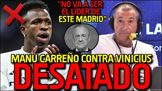 🚨🤣 MANU CARREÑO DESATADO CONTRA VINICIUS REACCIONES A LA CRISIS DEL MADRID ¿SE LO QUIEREN CARGAR [upl. by Okiam]