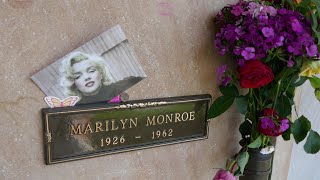 Actress Marilyn Monroe Grave Hugh Hefner Grave Pierce Brothers Westwood LA California June 18 2024 [upl. by Aetnuahs]