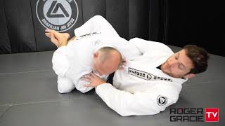 Roger Gracie teaches attacks from the arm wrap position [upl. by Sgninnej704]