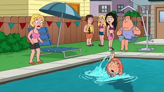 Family Guy  Lois is shoved into the pool again [upl. by Letsirc]