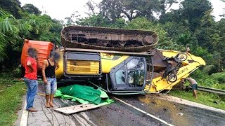 25 Unbelievable Heavy Equipment Operator Fails  Excavator Crane amp Truck FAILS Compilation 2024 [upl. by Alarick]