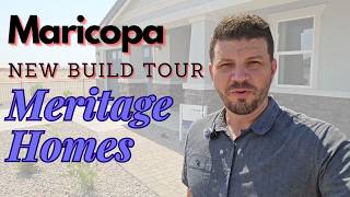 Maricopa New Build Home Tours  Meritage Homes [upl. by Awahsoj]