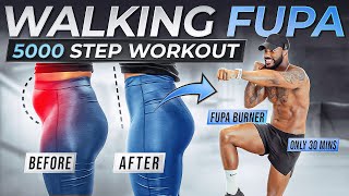 5000 STEPS WORKOUT AT HOME  FUPA Fat Burn Walk  30 MIN [upl. by Razec]