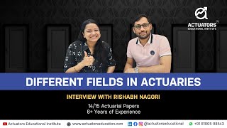 Interview with Rishabh Nagori  Different fields in actuaries710actuary interview [upl. by Ymaral660]