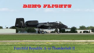 A10 Thunderbolt II Demo Oshkosh 2024 [upl. by Braunstein]