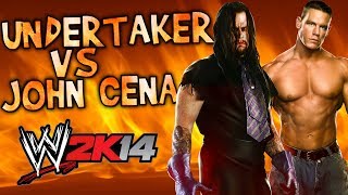 WWE 2K14 The Undertaker Vs John Cena [upl. by Nayve]