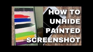 How to unhide painted screenshot text part2 paint screenshot paintedtext text shorts Shorts [upl. by Enttirb]