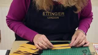 The Making of a Luxury Wallet Ettinger London [upl. by Kattie]