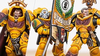 We painted a 2750 point IMPERIAL FISTS army Warhammer 40k Showcase [upl. by Ethel]