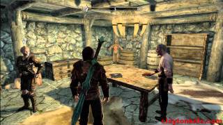 Skyrim Alduins Wall Quest Guide HD 1080p [upl. by Jahdol763]