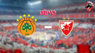 Uživo  Panathinaikos BC  KK Crvena Zvezda  EuroLeague [upl. by Anelehs]