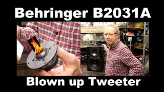 Behringer B2031A studio monitor repair [upl. by Akinar898]