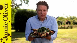 Halloumi Skewers  Jamie Oliver [upl. by Thorman]