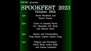 Sarah Moorhead and Stuart Turton in conversation spookfest23 [upl. by Molli]