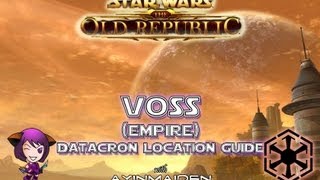 SWTOR  Voss Empire Datacron Location Guide [upl. by Ermine449]