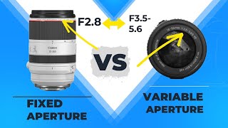 Fixed Aperture Lens VS Variable Aperture Lens  Whats the big Diffrence [upl. by Annawd118]