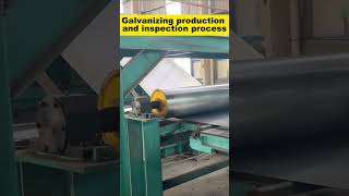 Galvanized steel coil production process displayshort [upl. by Ivets]