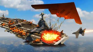 Realistic Plane BomberStrafing Run Destruction 😱 Teardown [upl. by Bagley]