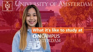 Meet Sophia from ONCAMPUS Amsterdam [upl. by Hnahym]