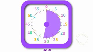 32minute visual timer with a countdown [upl. by Caputo891]